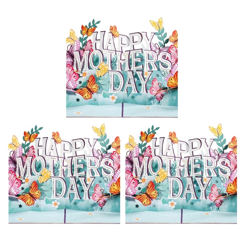 3D Butterfly Mother’s Day Pop-Up Card