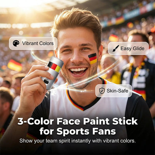 🔥LAST DAY 50% OFF - 🌈✨National Flag Face Paint Stick for Sports Fans