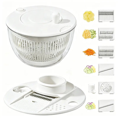 Large Capacity Multi-Function Salad Spinner