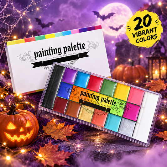 🎃Halloween Early Sale🎨 20-Color Face & Body Oil Paint Palette