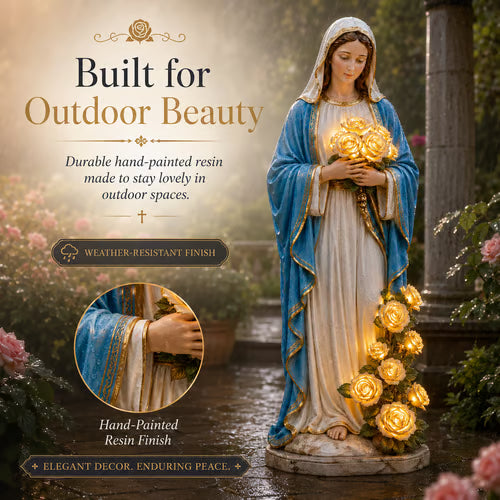 💗Virgin Mary Garden Light