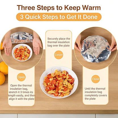 Reusable Aluminum Foil Food Covers