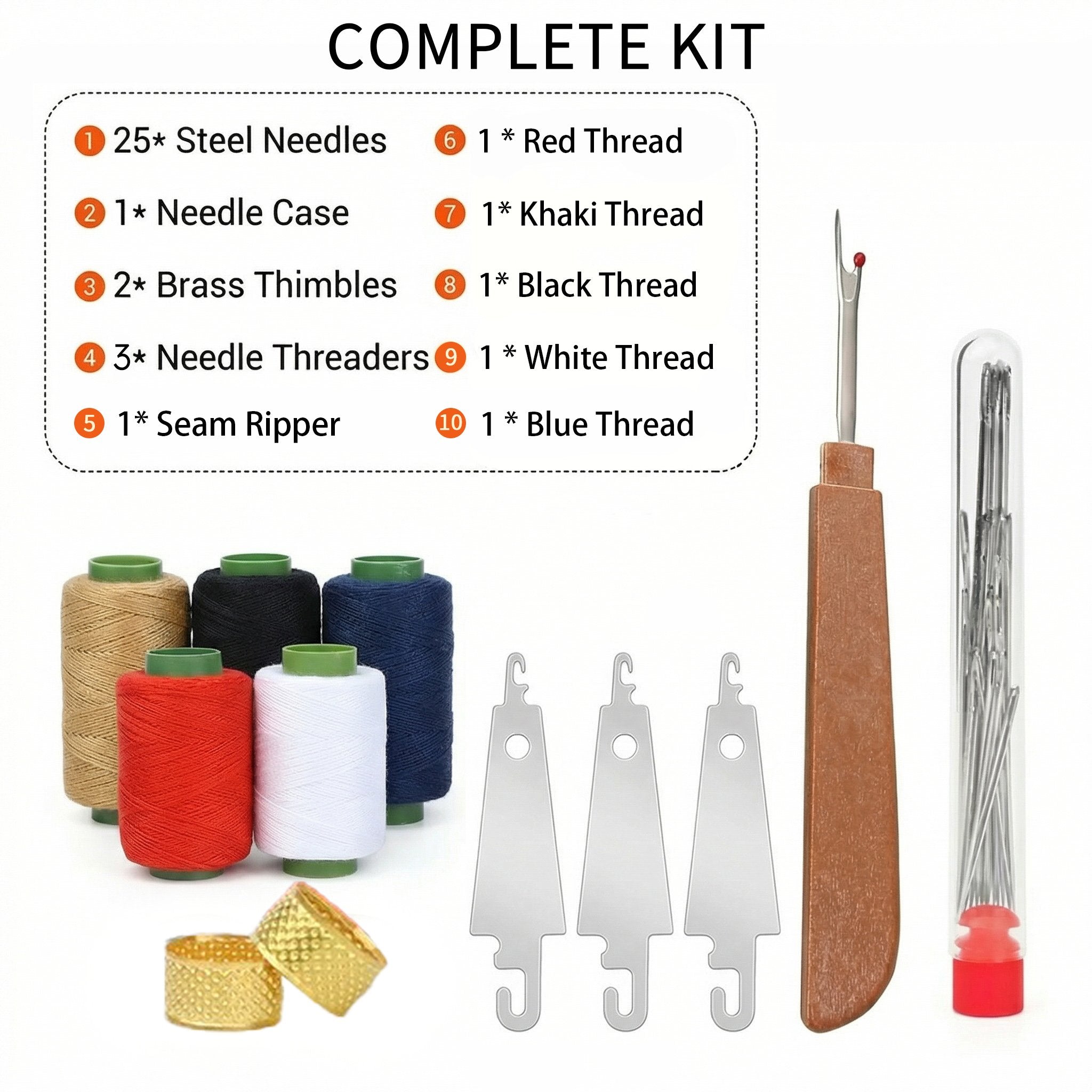 37Pcs✨(Includes needle + thread + kit) / Buy 1 Set