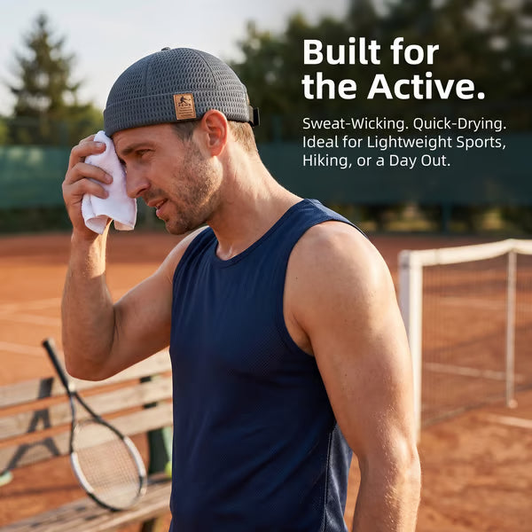 Lightweight Breathable Mesh Brimless Cap