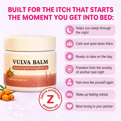 Marssirace Relief Balm — Night-Time Care for Itching, Burning & Dryness