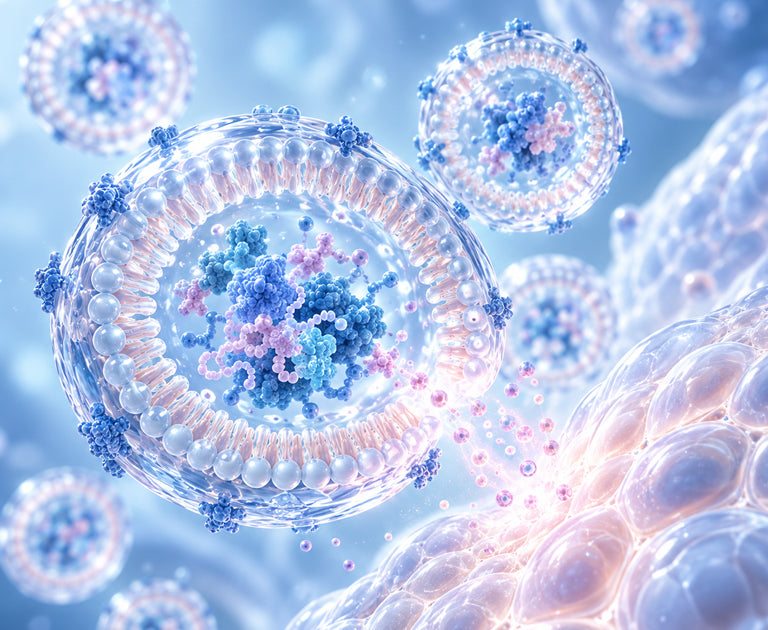 Exosome ingredient illustration