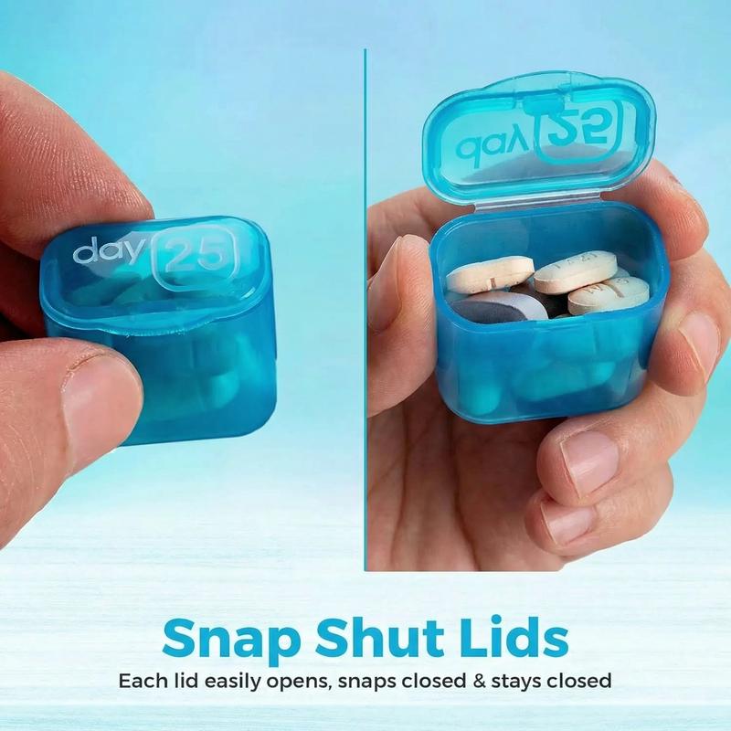 31-Day Detachable Monthly Pill Organizer