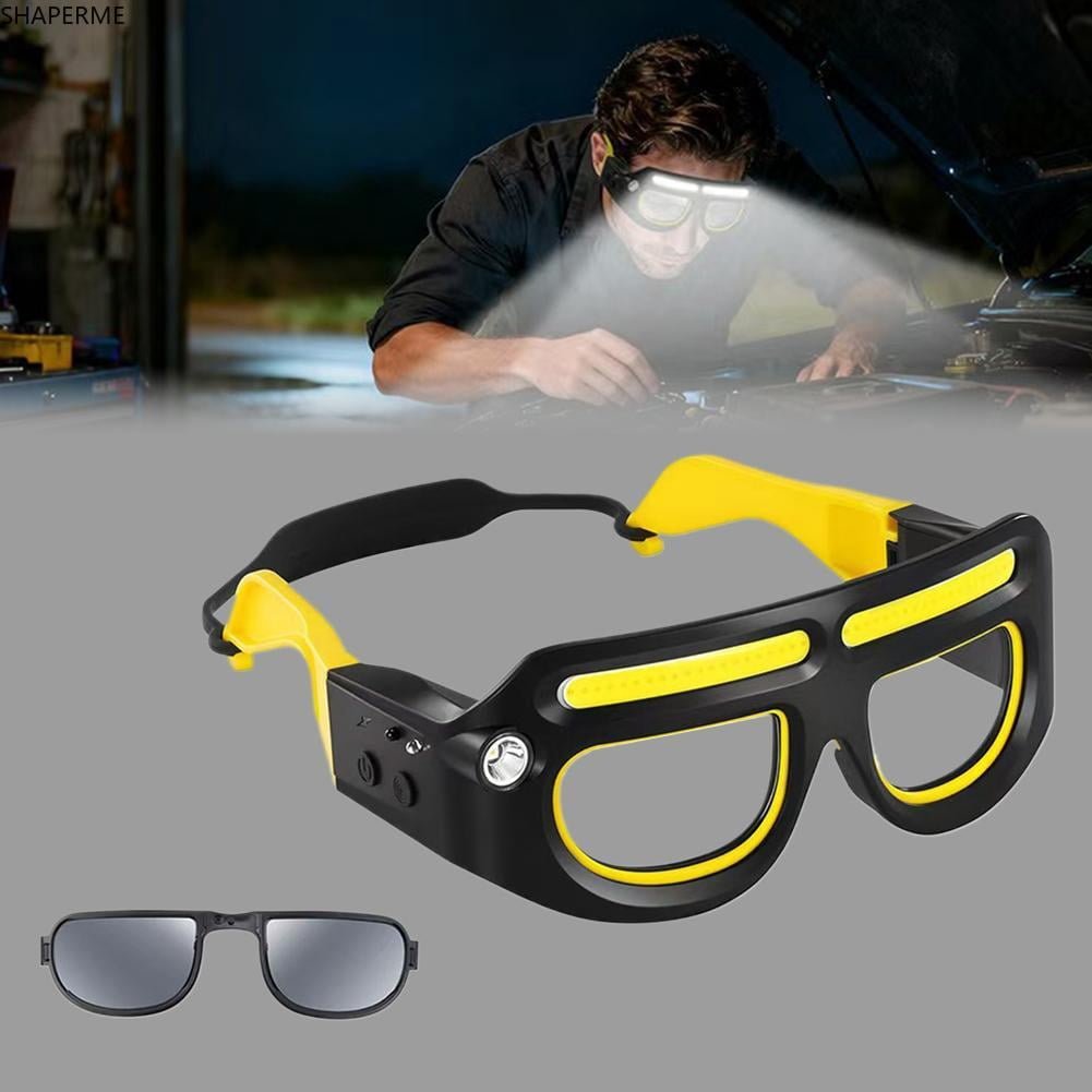🔦 LED Glasses Headlamp | Hands-Free Wearable Light(Includes Free Sunglass Lenses🕶️)