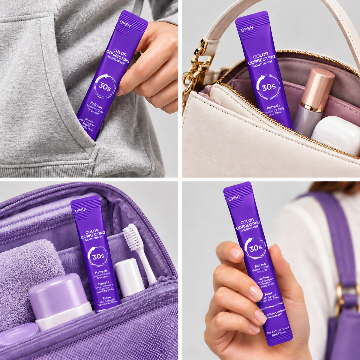 Color-Correcting Stick Mouthwash