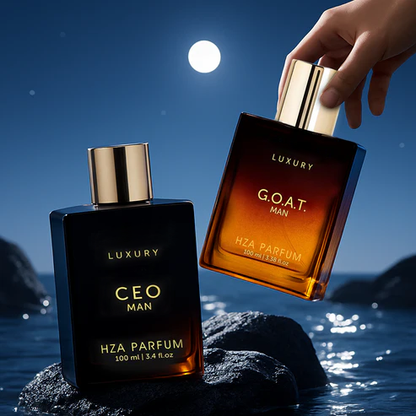 Gentlemen’s Fragrance Set with CEO MAN Perfume & G.O.A.T MAN Aroma.