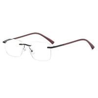 Gold Frame With Red Temples