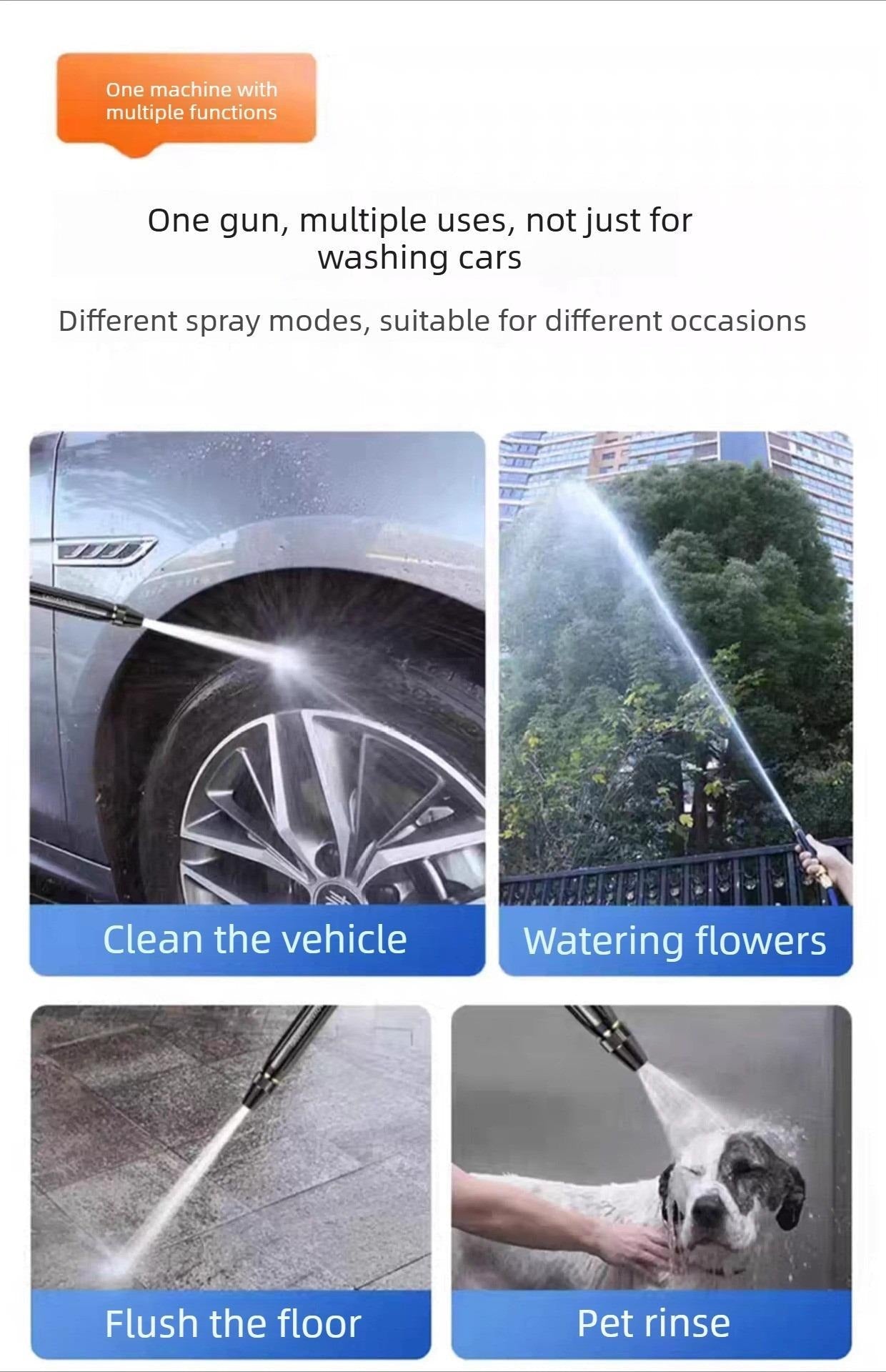 🔥LAST DAY 55% OFF - Home High-Pressure Car Wash Water Gun