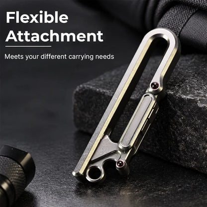 Lightweight Belt Key Clip for Everyday Carry