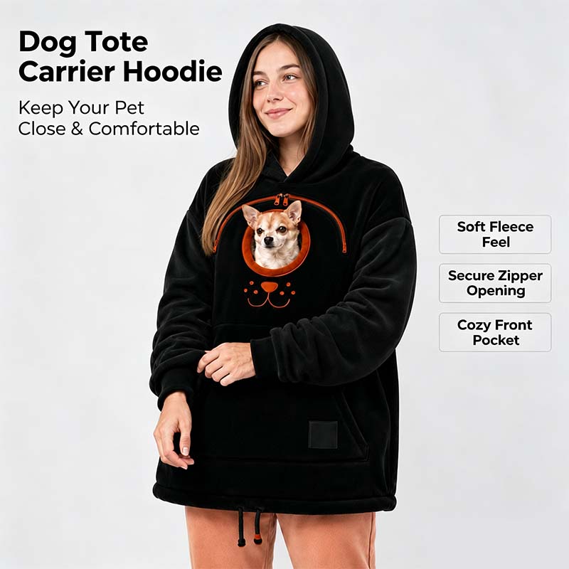 Cozy Fleece Pet Bonding Pouch Hoodie🐾