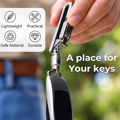 Lightweight Belt Key Clip for Everyday Carry