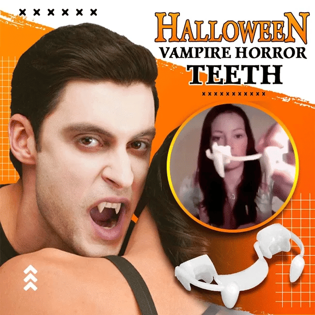 🎁🎁Retractable Halloween Vampire Fangs