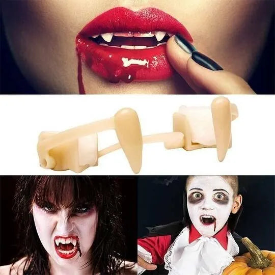 🎁🎁Retractable Halloween Vampire Fangs