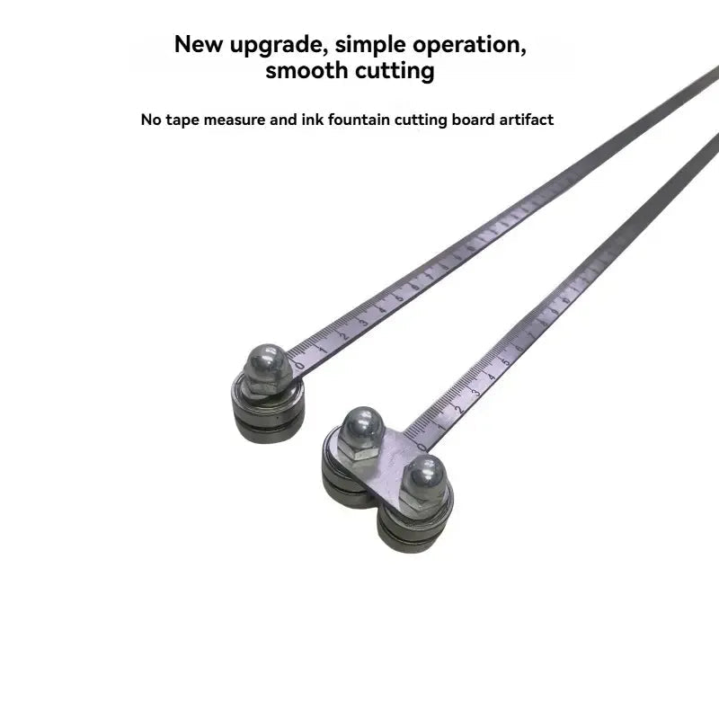 📏 Straight-Edge Double Axis 50cm Positioning Calipers – Precision Measuring Tool for Woodworking