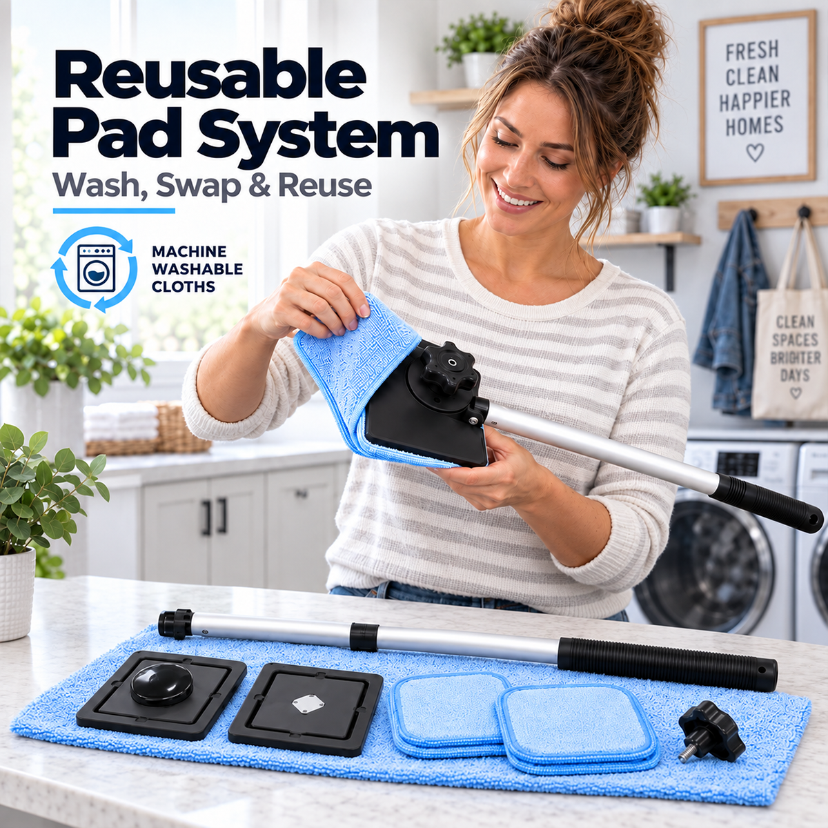 Dual Magnetic Car Windshield Cleaner | Streak-Free Auto Glass Cleaning Kit