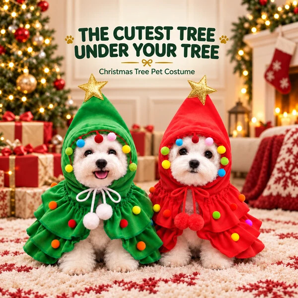 Christmas Tree Pet Costume