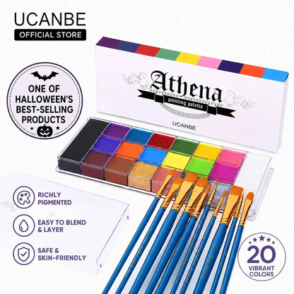 🎃Halloween Early Sale🎨 20-Color Face & Body Oil Paint Palette