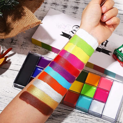 🎃Halloween Early Sale🎨 20-Color Face & Body Oil Paint Palette