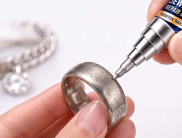 Step three: apply a thin targeted touch-up layer