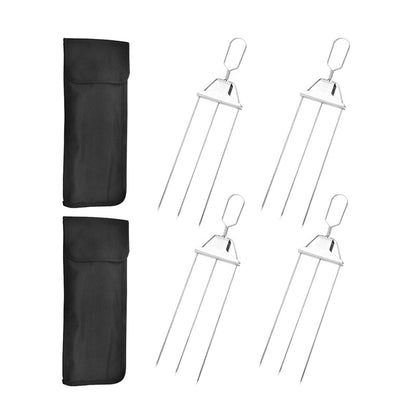 3-Way Stainless Steel BBQ Skewers