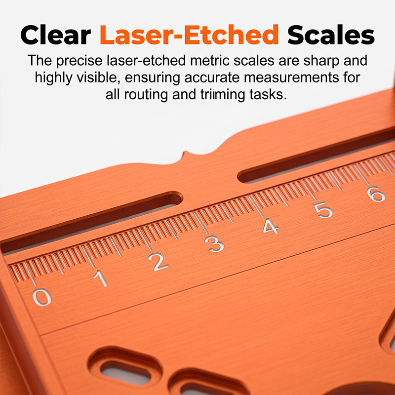 Marssirace Precision Wood Router Slotting Guide Bracket