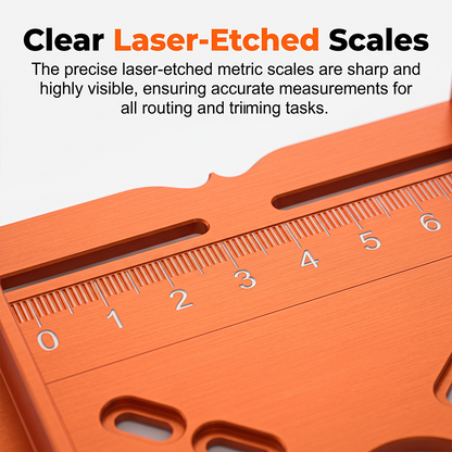 Marssirace Precision Wood Router Slotting Guide Bracket