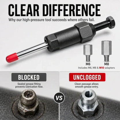 Marssirace Heavy Duty Grease Fitting Cleaner Unclog Tool