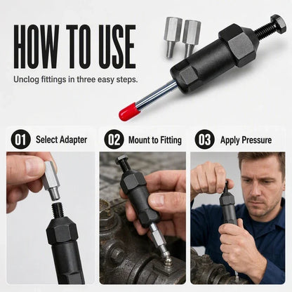 Marssirace Heavy Duty Grease Fitting Cleaner Unclog Tool
