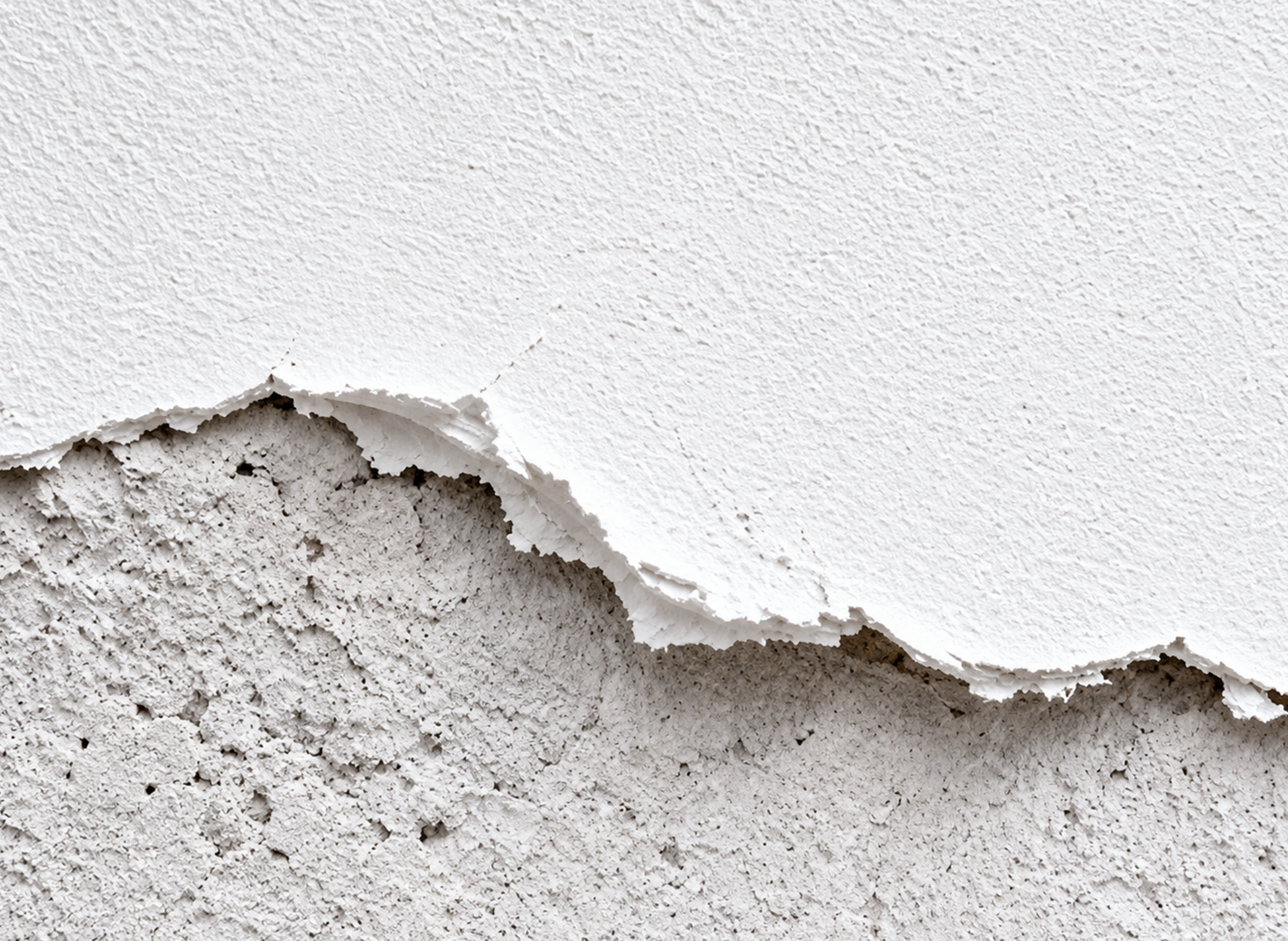 Smooth wall finish detail