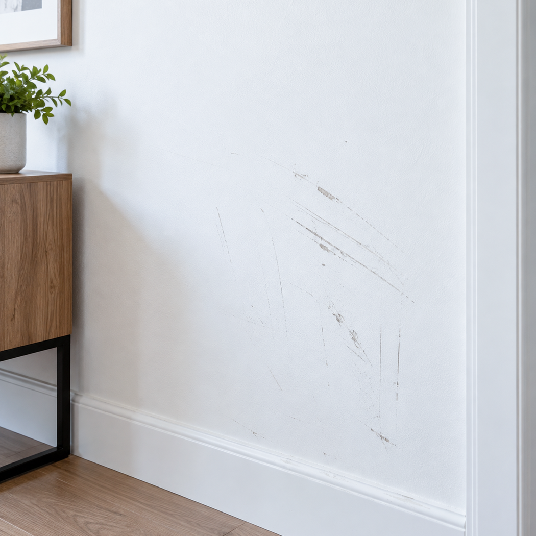Rental Wall Marks before